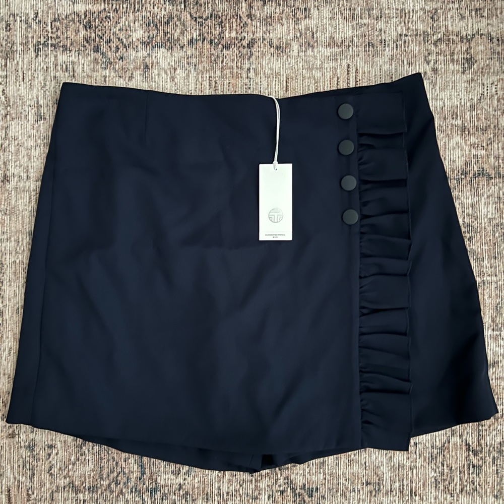 TORY SPORT TECH TWILL RUFFLE GOLF SKORT